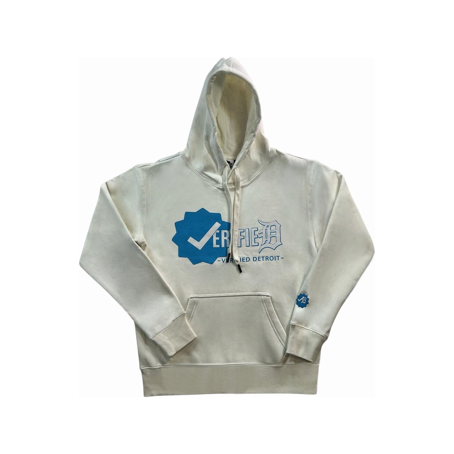 Dark Gray Verified Hoodie (White)