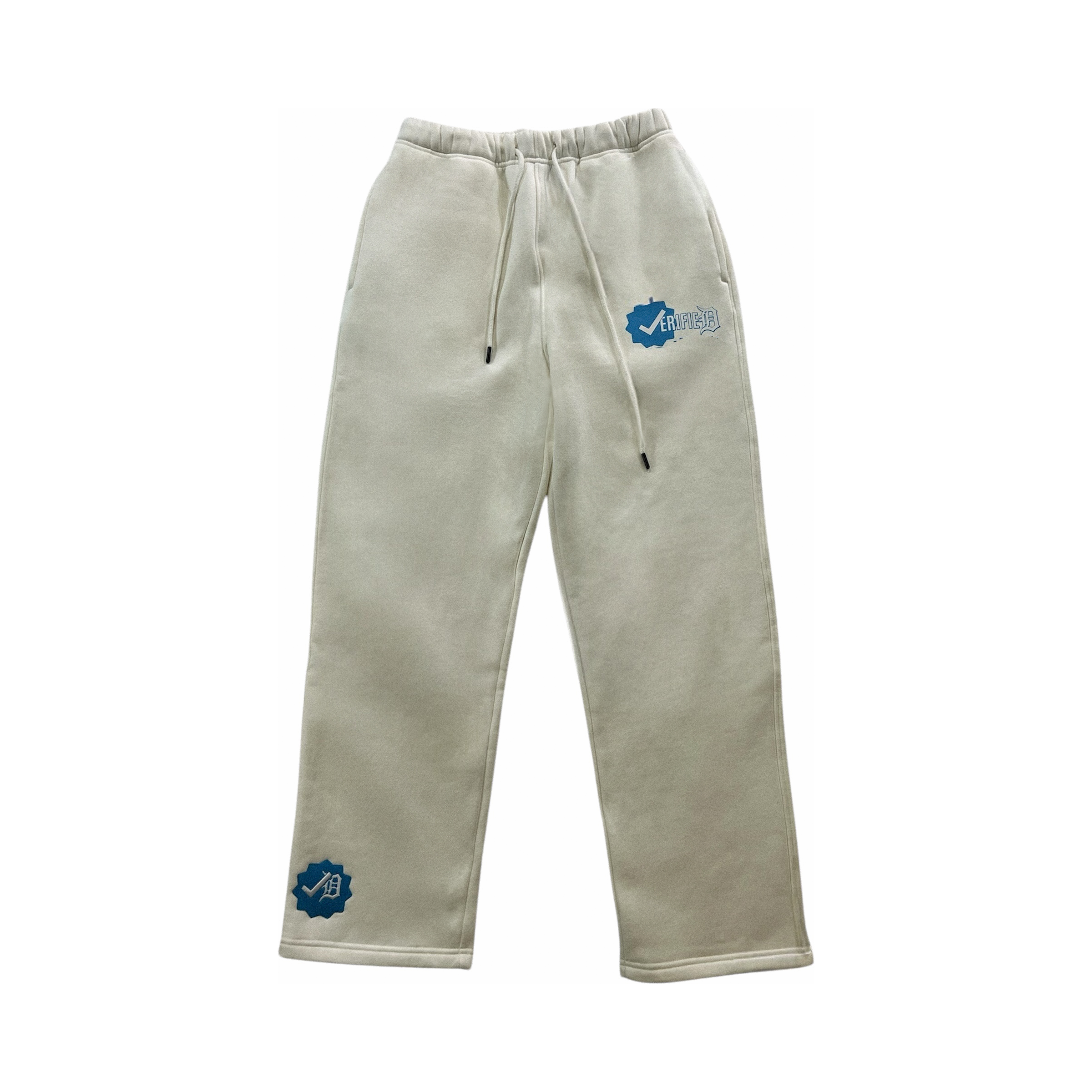 Dark Gray Verified Jogging Pant (White)